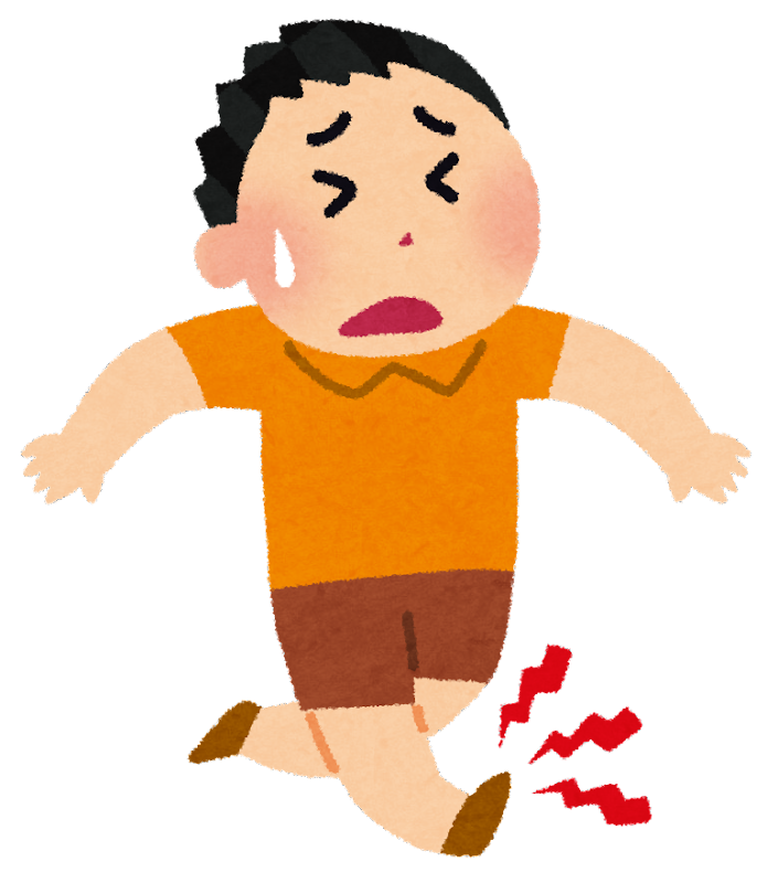 足首痛、足首の捻挫　足の痛み